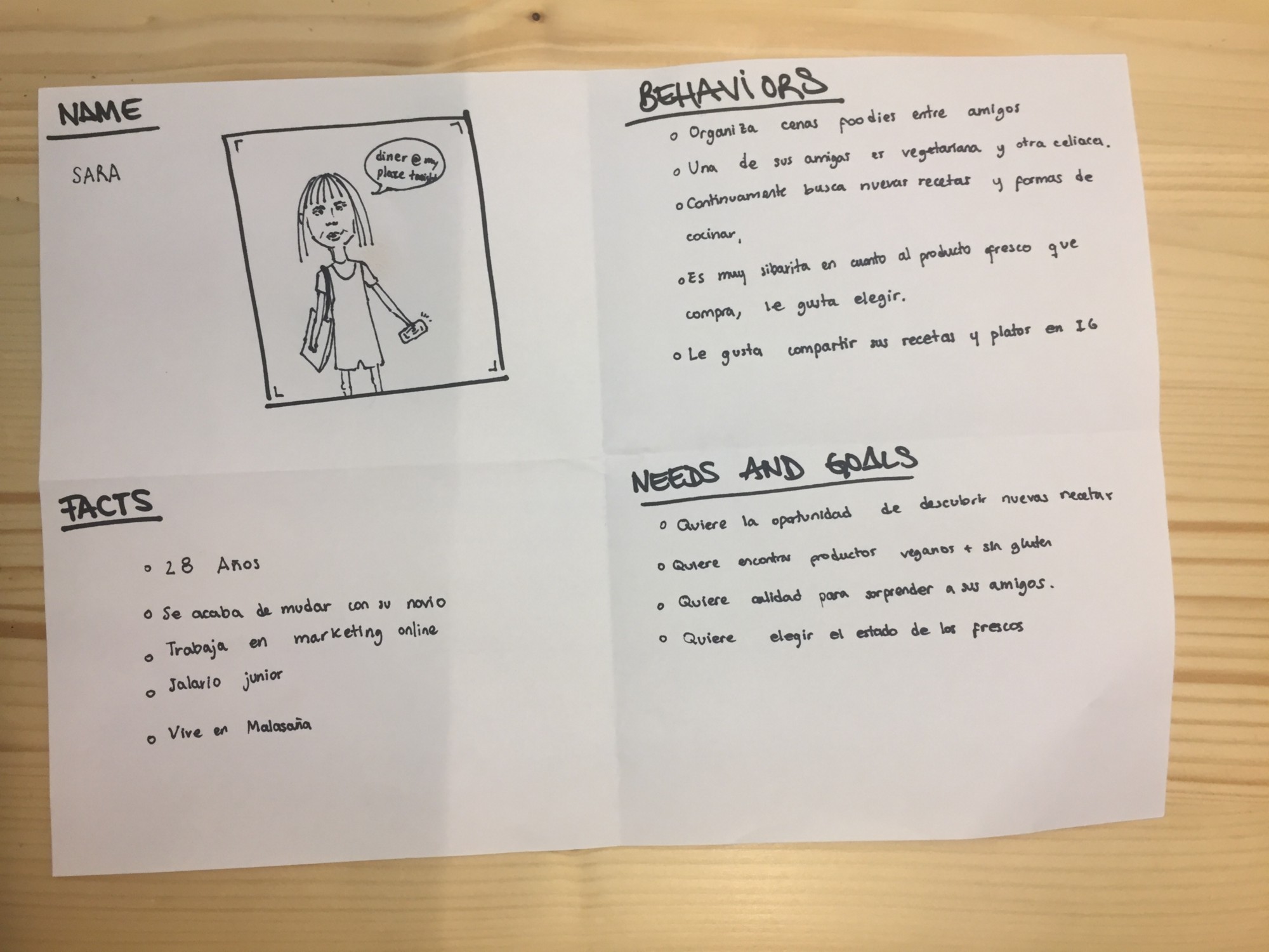 Sara, es celiaca y vegana